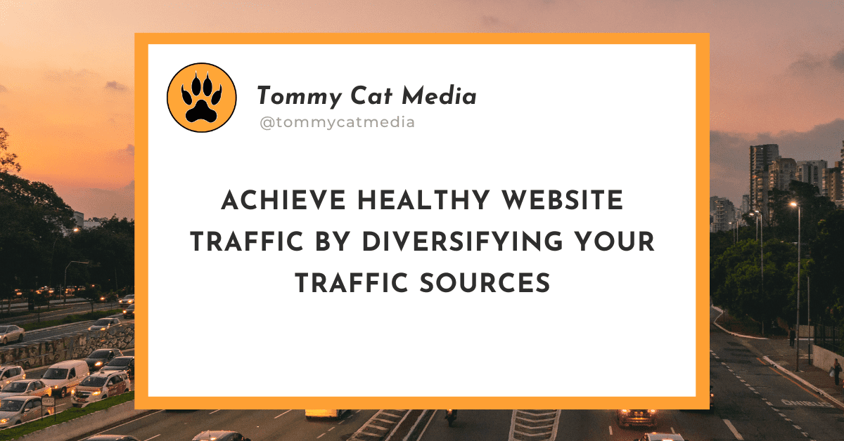 Read more about the article Achieve Healthy Website Traffic By Diversifying Your Traffic Sources